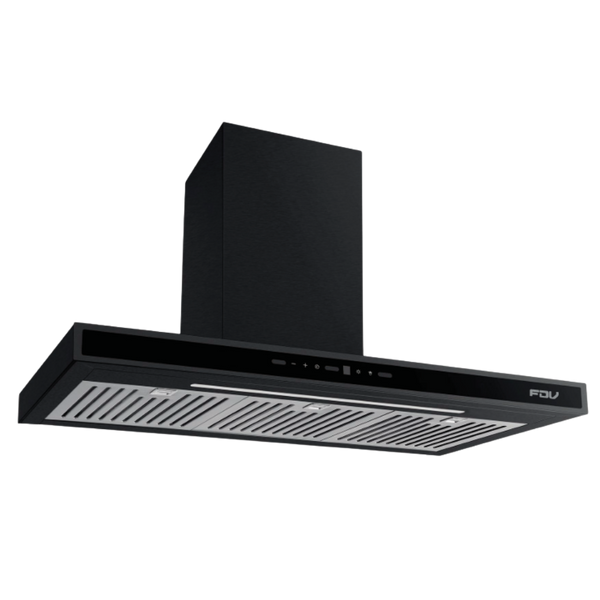 Black 90 wall hood